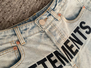 Veements embroidered jeans 2021