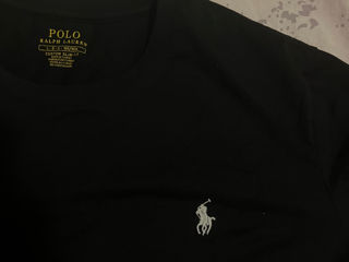 Vand Tricou Polo. Logo alb. Marimea M-L foto 3