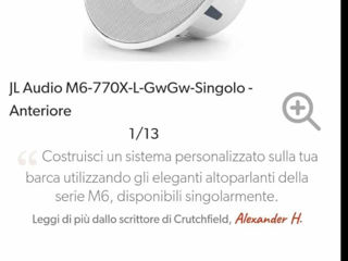 JL Audio M6-770X-L-GwGw-Single Морской коаксиальный динамик 100 Вт foto 3