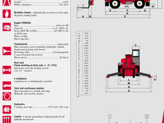 Телескопический погрузчик с поворотной башней Manitou MRT 2145, 2001 foto 17