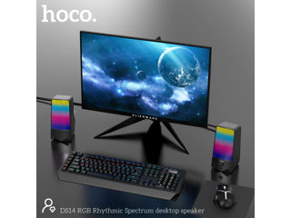 Difuzor desktop Hoco DS14 RGB Rhythmic Spectrum foto 6
