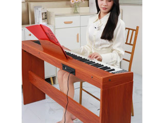 Цифровое пианино деревянное Divers D885 Wood Brown (Новые, Гарантия, Рассрочка. Бесплатная доставка) foto 7