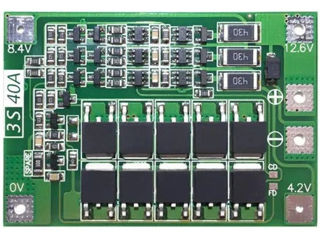 Controler BMS 3S 40A cu placa de protectie la echilibrare