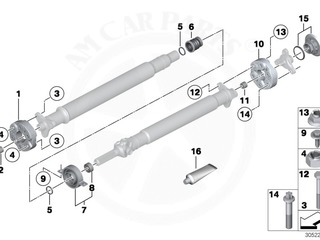 подвесной подшипник,эластичная муфта бмв БМВ BMW foto 5