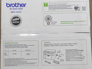 МФУ принтер Brother DCP-1622WE (WiFi) полноразмерный картридж(1500стр) foto 4