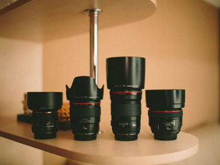 Canon ef 35mm,50mm,135mm,14mm