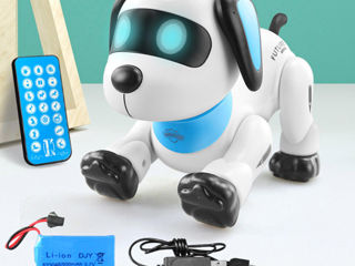 Робот собака радиоуправляемая, голосовое управление. Caine robot controlat radio, control vocal. foto 6