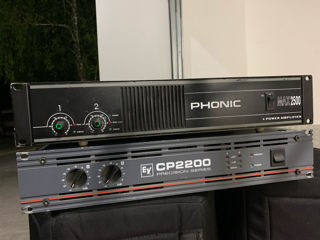 EV CP2200 și Phonic Max2500