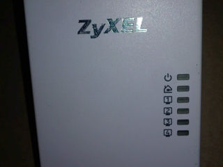 Powerline ZyXEL 500Mbps 4-Port Gigabit Adapter foto 1