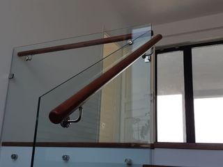 Balustrade din sticla securizata / стеклянные ограждения лестниц / перила foto 5
