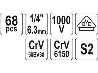 Set scule de mână Yato YT-39009 -livrare-credit foto 5