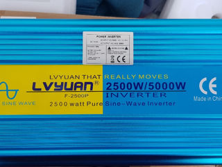 Преобразователь 12v-220v 230v Convertor 12v/220v 2500W-5000W  инвертор foto 1