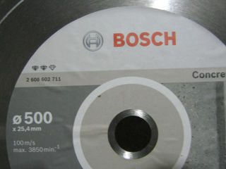 Диски алмазные Bosch 500 ,450 , 350 мм ( бетон , асфальт , абразив , универсал ) foto 2