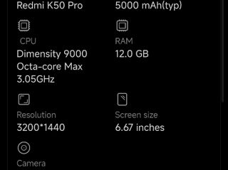 Redmi K50 Pro 12/256 Stare 9.8/10 Mediatek 9000 1 million AnTuTu foto 3