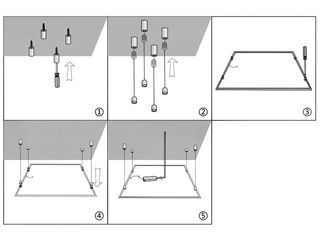 Panou LED ultraplat și ultraluminos Panou Bellight Led dreptunghi 24w4000k 300*600*9 mm Panourile LE foto 15