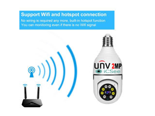 Camera IP Robot WiFi Bec 2MP soft: icsee Microfon, dinamic, inregistrare video pe micrCD foto 11