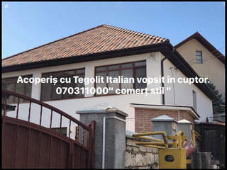 Tegolit italian vopsit în cuptor 13,5 kg pe m2 ! Ardezie fără azbest ! foto 2