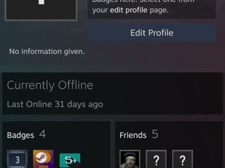 Vând acount de steam