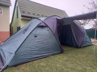 2-комнатная 6-8местная палатка, привезенная из Германии в хорошем состоянии.