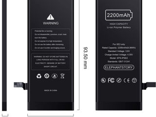 Baterie iPhone SE2 2020 capacitate 2200mAh foto 2