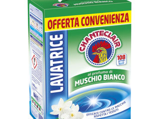 Chante Clair Muschio Bianco Detergent Praf, 108 Spalari, 6480 Gr. foto 1