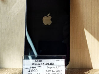 Apple Iphone 12 4/64gb    4690 Lei