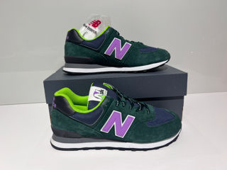 New Balance 574 Green Purple