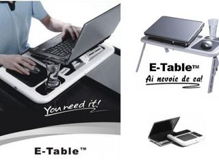 E- table Masa / Masuta laptop / Notebook pliabila tip cooler cu picioare ajustabile / Racitor !!! foto 2