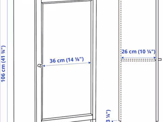 Dulap IKEA cu uși pentru oficiu/birou foto 4