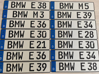 Номерные знаки БМВ Германия BMW e30,e21,e28,e34,e39,e38,m5,m3 foto 9