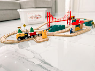 Детский набор железная дорога Xiaomi MITU Mi Toy Train Set foto 3