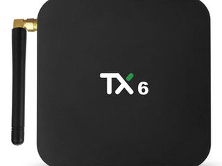 Tv box  tanix tx6 4/32gb 2.4g wifi android 4k "в наличии" foto 2