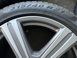 5x112 R21 Mercedes cu anvelope 315/40 & 275/45 R21 foto 8