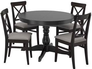 Set masă cu 4 scaune durabile IKEA foto 2