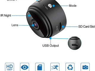 Mini camera 1080p WiFi foto 3