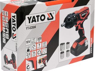 YT-82806 Аккумуляторный ударный гайковерт 700Нм, 300Нм   "Yato" foto 8