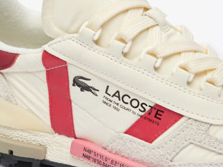 Sneakers Lacoste Elite Active white grey red woman foto 2