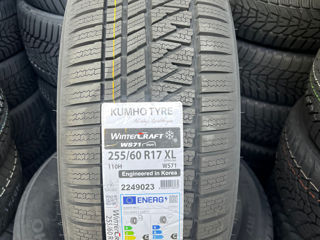 2 шины/2 anvelope 255/60 R17 Kumho Wintercraft WS71/ Доставка, livrare toata Moldova 2024 foto 0