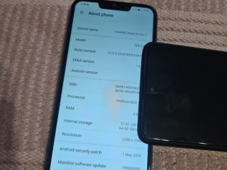 Huawei mate 20 lite 4/64gb.800 lei foto 1