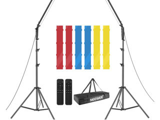 Neewer 2-Pachet Stick de lumină LED bicolor foto 1