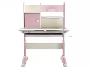 Детская парта/стол sihoo n2c light pink, лдсп, розовый/белый + детский стул sihoo k35c light pink