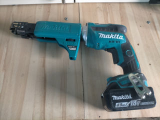 Аккумуляторный шуруповерт для гипсокартона Makita DFS452TJX2 foto 2