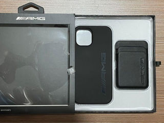 Husa originala Mercedes AMG + magnetic wallet iPhone 12 /12 Pro