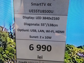 TV Samsung UE55TU8500U pret 6990lei foto 2