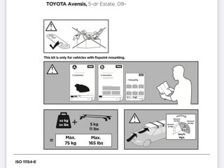 Thule WingBar Edge >TOYOTA Avensis,Universal 2009-2018 foto 3