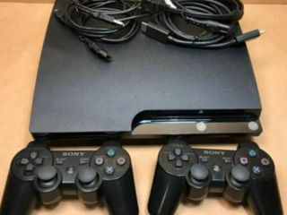 Sony PlayStation 3 Slim с объёмом памяти 1000 GB. Установлено 170 ИГР