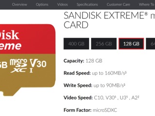 Samsung EVO Plus 128Gb, 64Gb. Sandisk Extreme PRO 64GB, Sandisk Extreme 128 Gb. foto 6