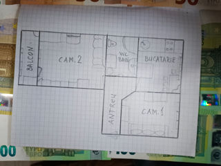 2-rm apt., 43 м², 1/5 fl.