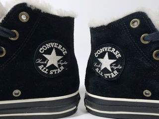 Converse * All Star. Оригинальные Кеды. Натуральная Кожа. Натуральный Мех. Размер 37 foto 5