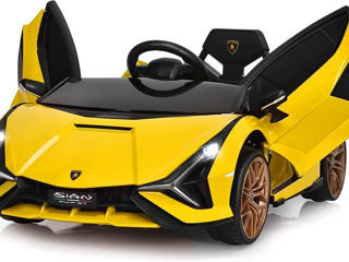 Masina electrica pentru copii Lamborghini Sian, 12 V. cu telecomandă pentru părinți. Nou in cutie.